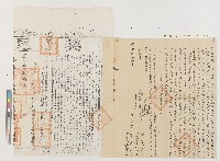 藏品(咸豐八年蘇合記向安海街張襟記立賣杜絕盡根契（附契尾）)的圖片